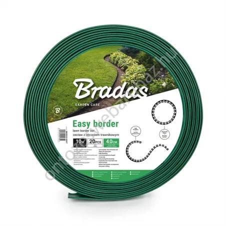 Kerti szegély szett easy border 10m x 5cm zöld