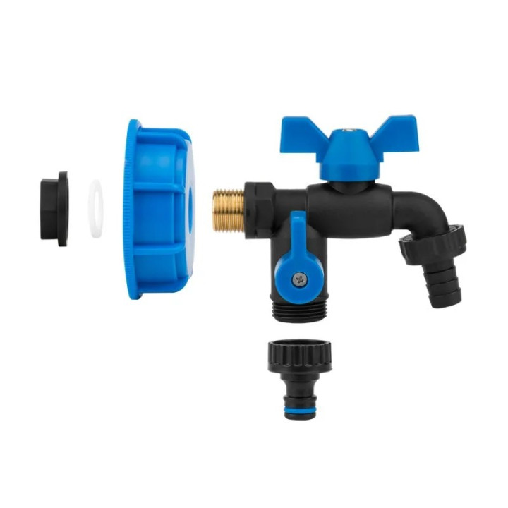 Black Raven IBC Csatlakozó készlet Fém csappal