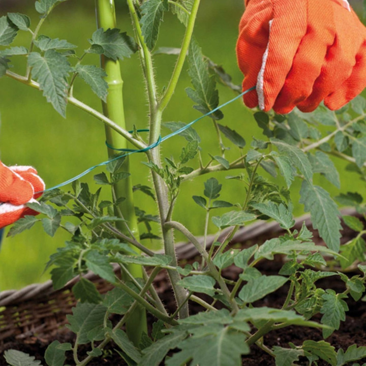 Kötöződrót zöld, lapos műanyag bevonattal 30fm