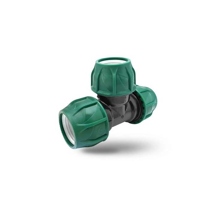 KPE MPE T idom 25 x 25 x 25 zöld 10 bar