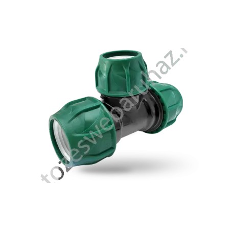 KPE MPE szűkített T idom 63 x 50 x 63 10 bar