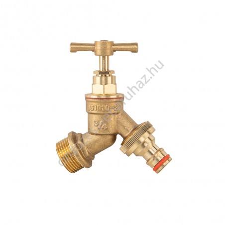 Karos réz csap 1/2" KM 1/2R gyorscsatlakozóval (BR-KCR1234)