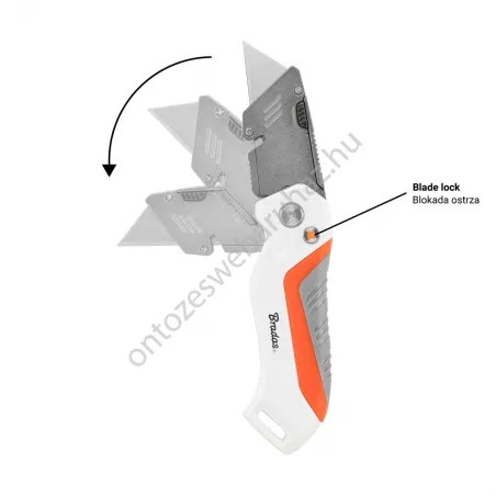 Összecsukhatós tapétavágó kés 19mm (DIY-KNWL190203/B)