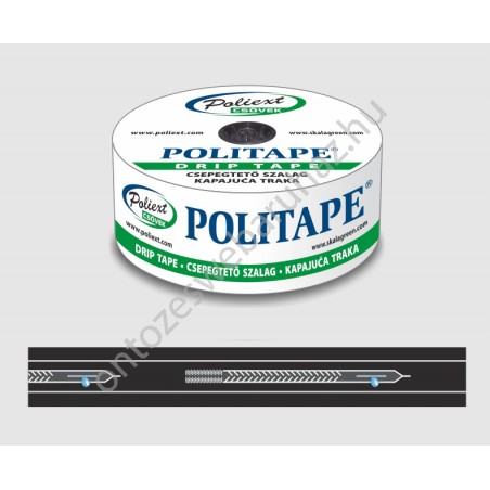 Politape csepegtető szalag 6 mil, 20 cm, 0,6 L / h, 3000 m  (149Ft/m)