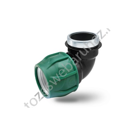 KPE MPE könyök 110 x 4" tok x BM (zöld,6bar)