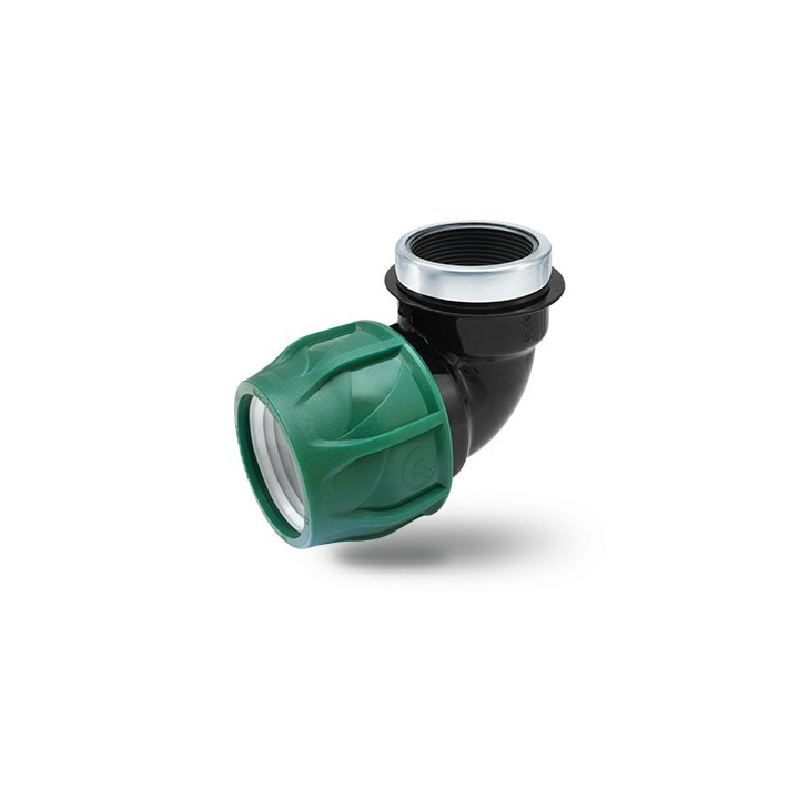 KPE MPE könyök 110 x 4" tok x BM (zöld,6bar)