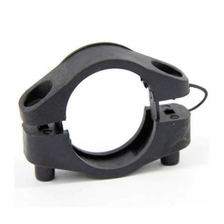 Műanyag csőbilincs 38mm bordás,spirál tömlőkhöz