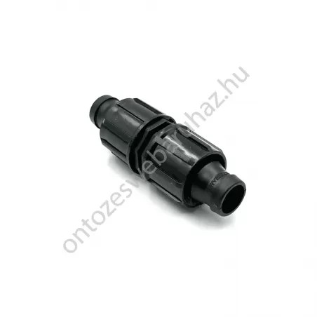 Csepegtető szalag toldó DN 22 x 22 egyenes szorítógyűrűvel