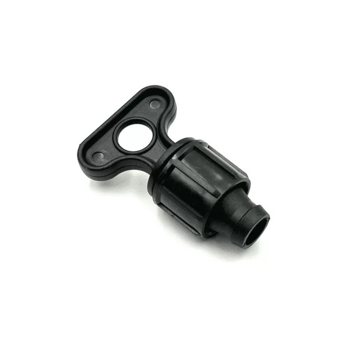 Csepegtető szalag záró (Szorítógyűrűs) SS