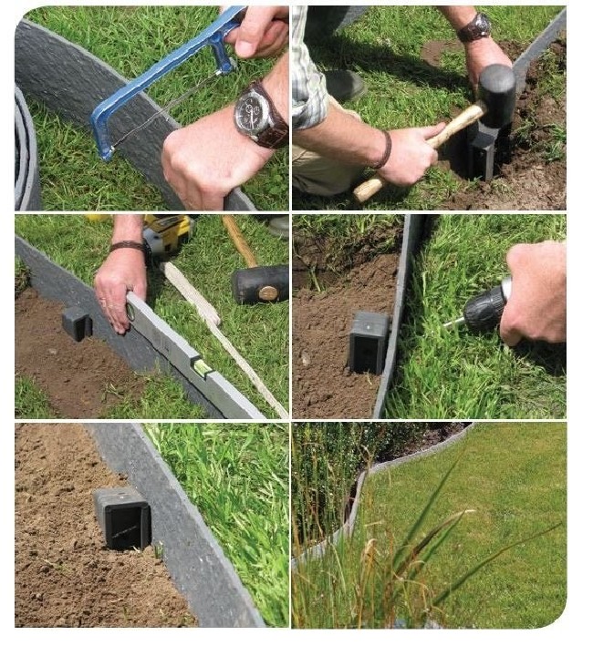 ECOLAT-TÓPEREM 19cmx0,7cm (25m tekercs) tó és ágyásszegély