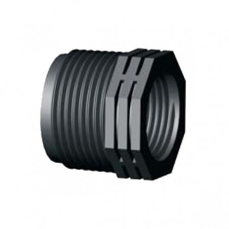 Műanyag menetes szűkítő betét KB 5/4" - 1/2"