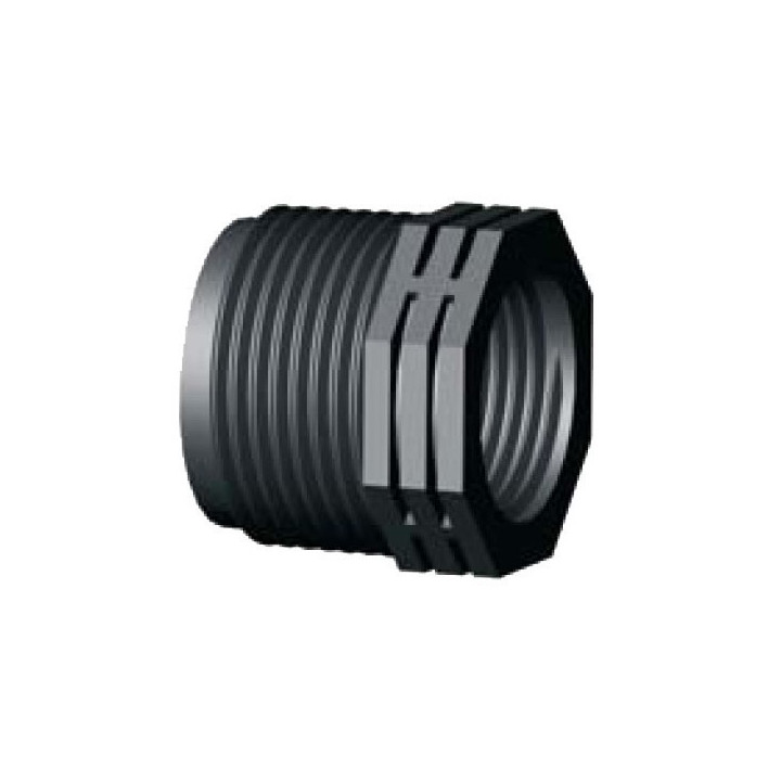 Műanyag menetes szűkítő betét KB 5/4" - 1/2"