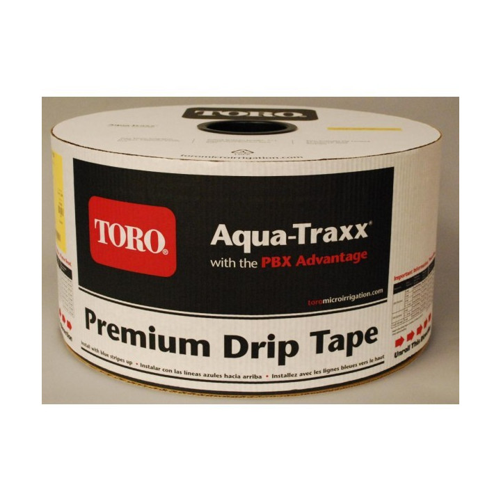 AquaTraxx csepegtető szalag 10cm oszt,6mil,1,14L/h (3300m/tek)(16,50Ft/m)