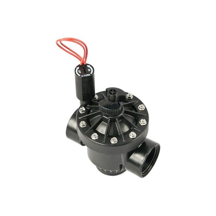 Hunter PGV - 151 , 6/4" BB mágnesszelep, vízmennyiség szabályzóval