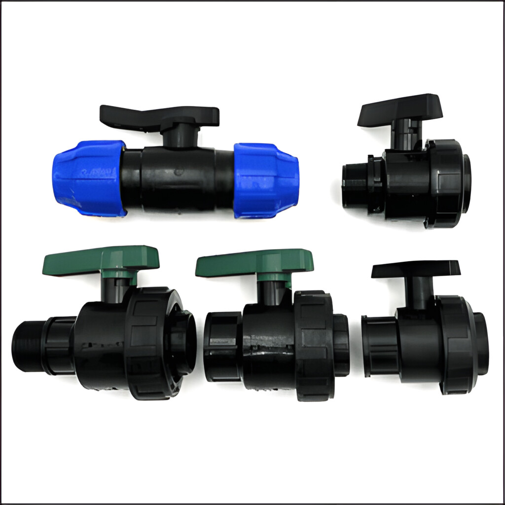 Műanyag golyóscsap 10bar