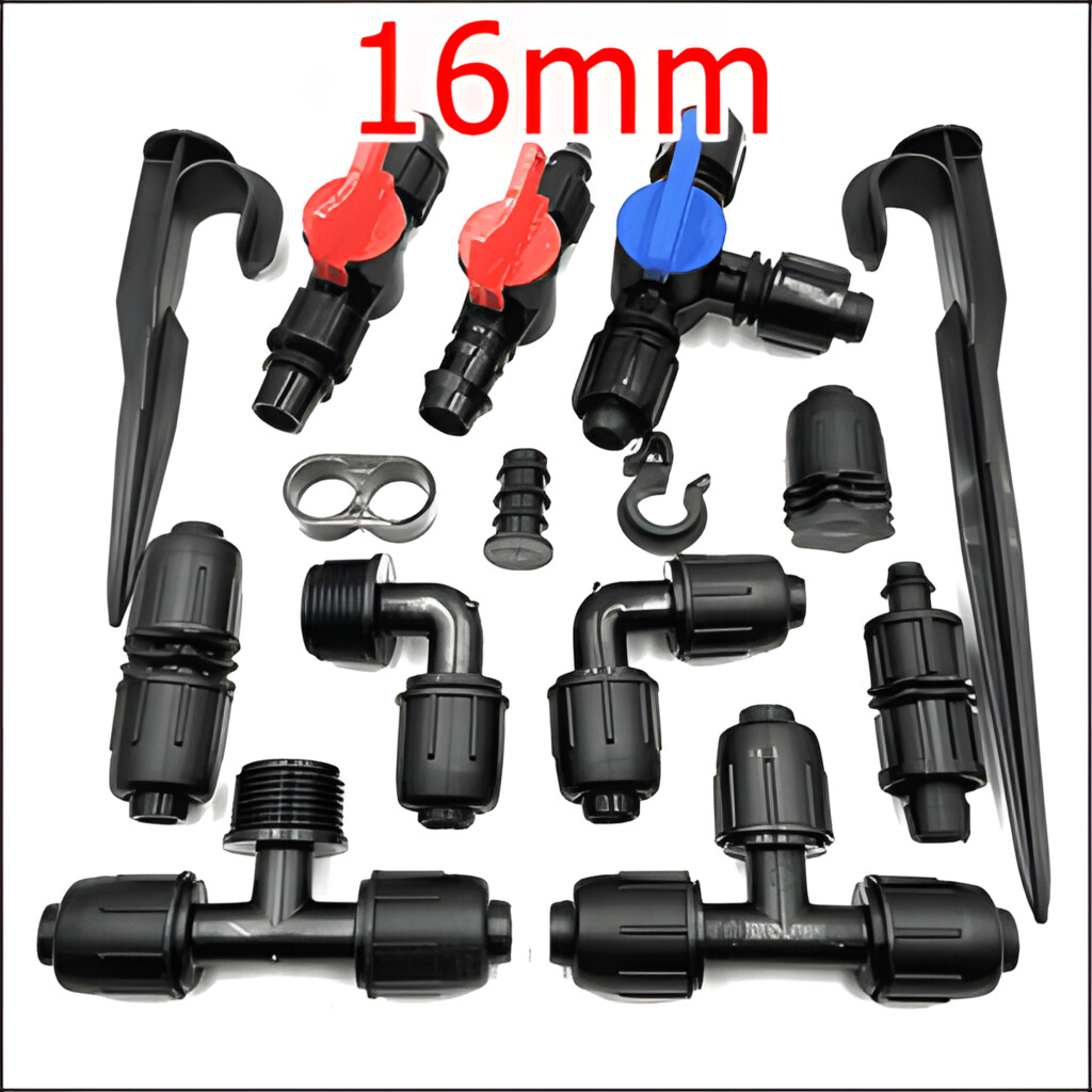 Csatlakozó idomok Dn16 csepegtető csövekhez