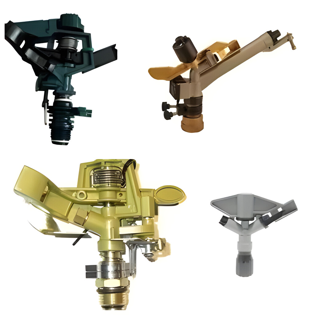 Lengőkaros szórófejek