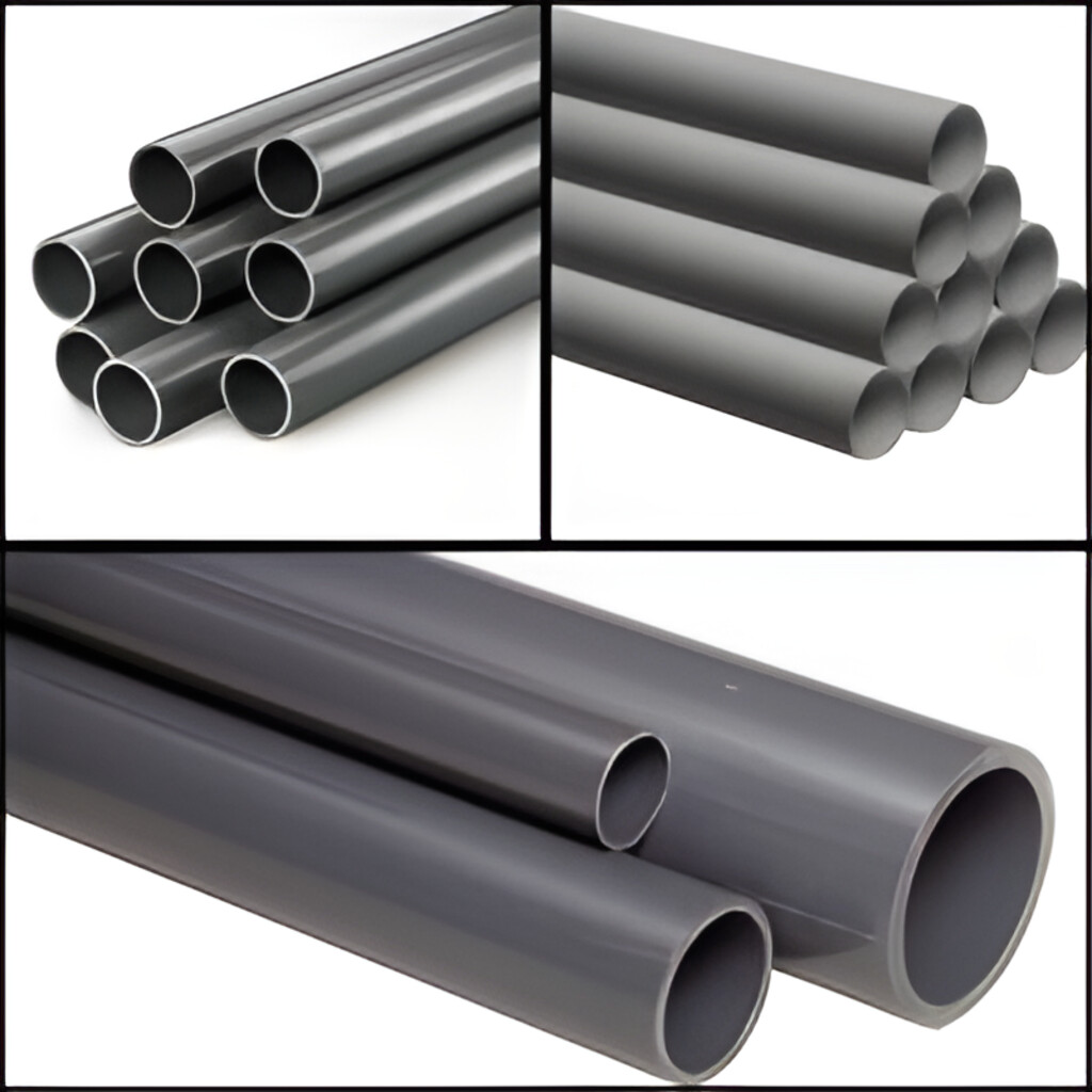 Tokozás nélküli pvc csövek