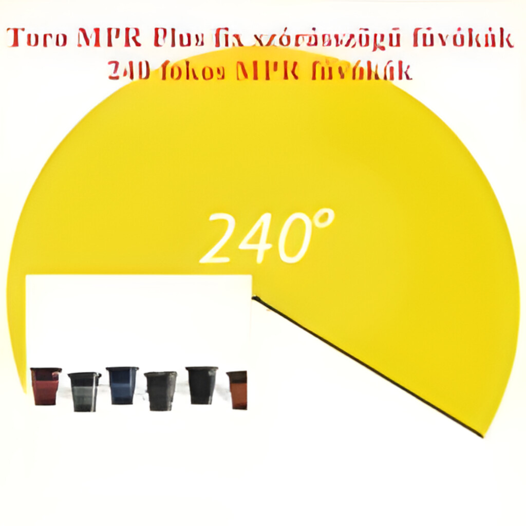 Toro 240 fokos MPR fúvókák