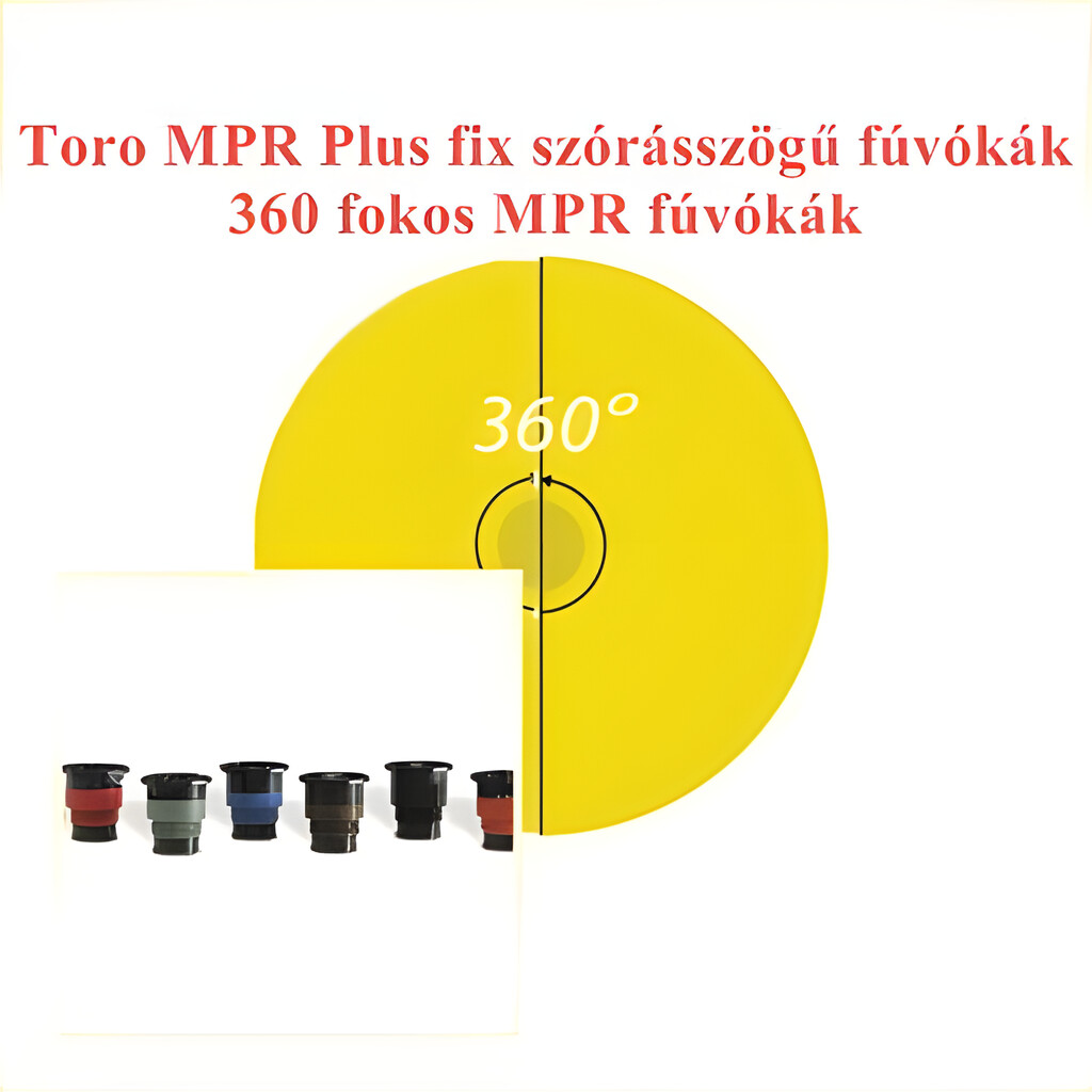 Toro 360 fokos MPR fúvókák