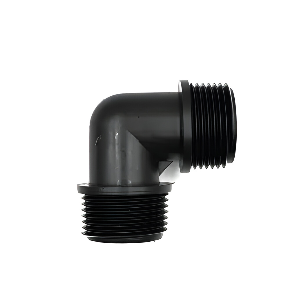 Műanyag menetes könyök KK