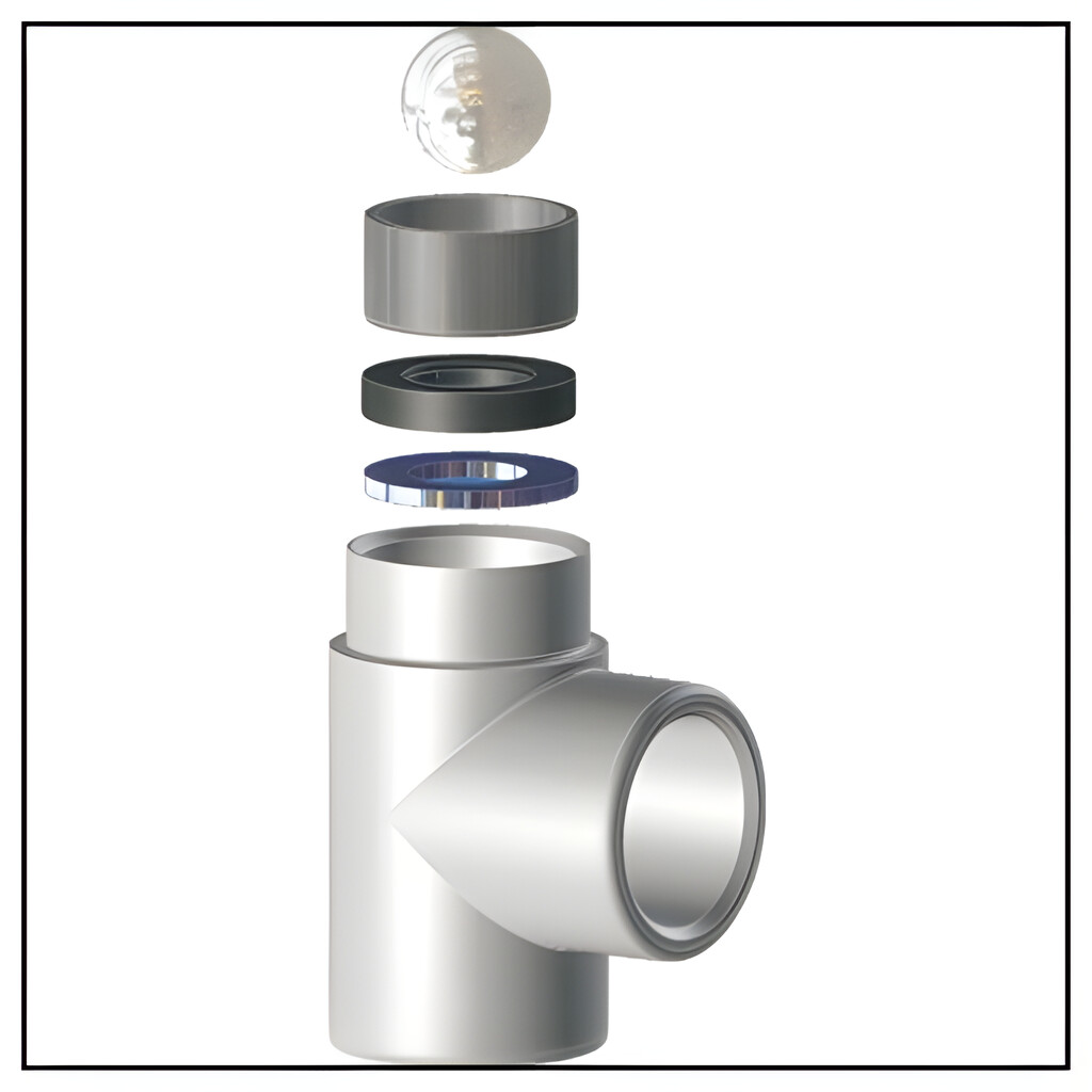 Szelepelt pvc idomok golyós pvc pumpához