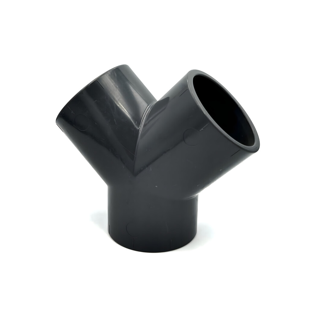 Ragasztható PVC Y idom