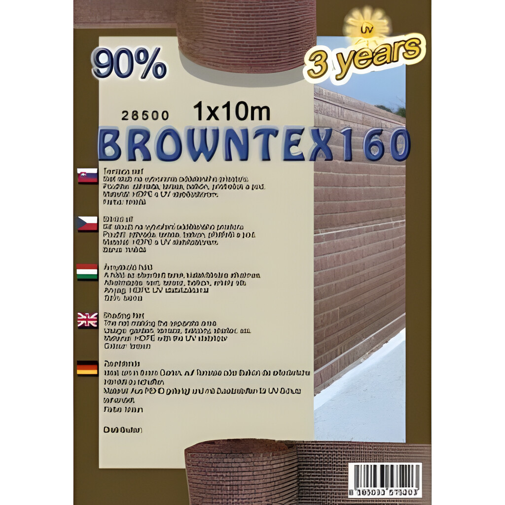 ÁRNYÉKOLÓ HÁLÓK BROWNTEX 160 GR/M2