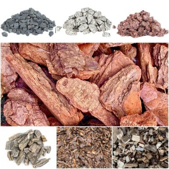 Fenyőkéreg, fenyő mulcs