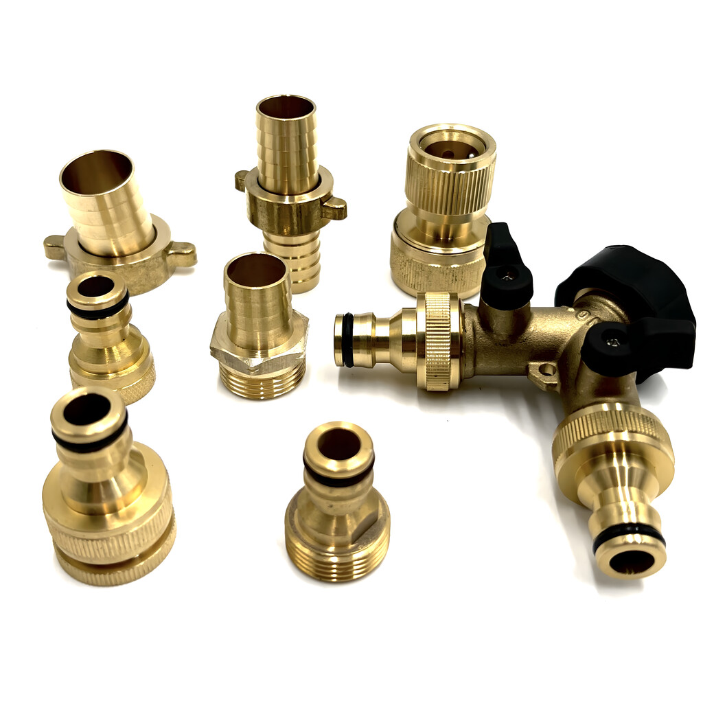 Réz gyors és tömlőcsatlakozók